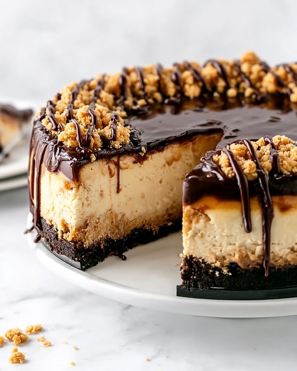 Homemade Samoa Cheesecake With a Delicious Chocolate Layer Recipe - Recipe Image