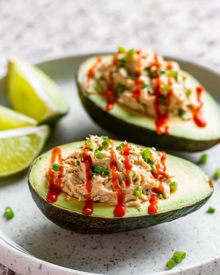 Spicy Tuna Stuffed Avocado Recipe