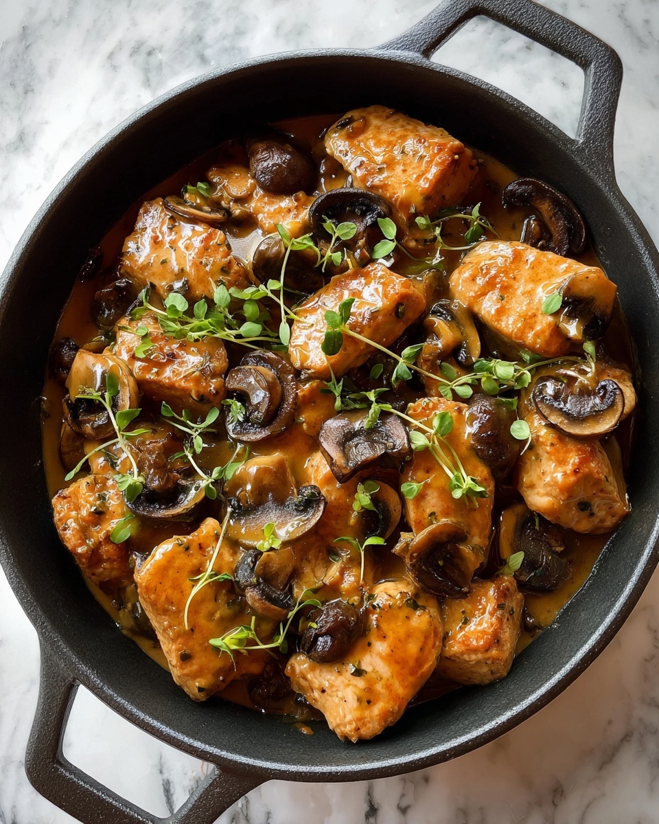 Easy Creamy Pork Marsala Recipe - Recipe Image