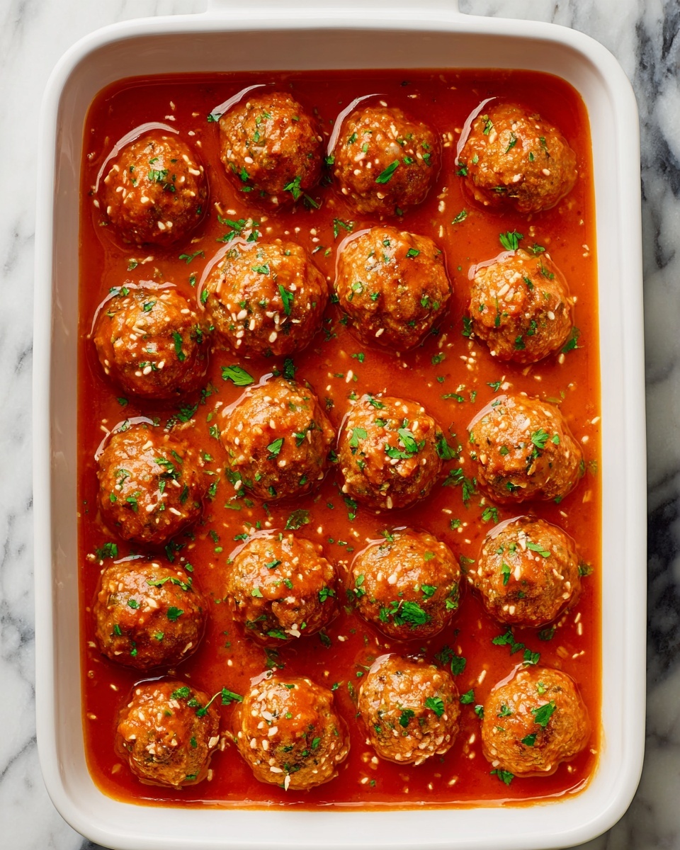 Easy Baked Porcupine Meatballs Recipe - Recipe Image
