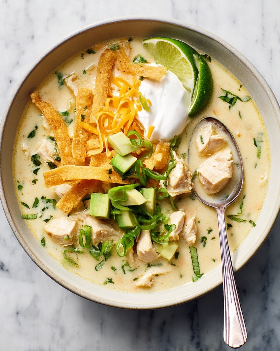 Creamy White Chicken Chili Recipe - Recipe Image