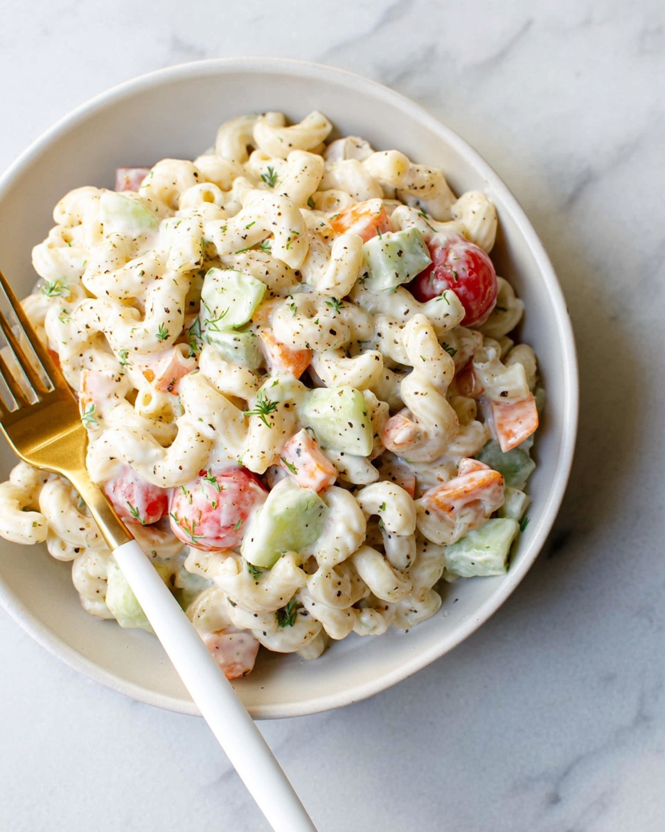 Creamy Tuna Pasta Salad Recipe - Recipe Image