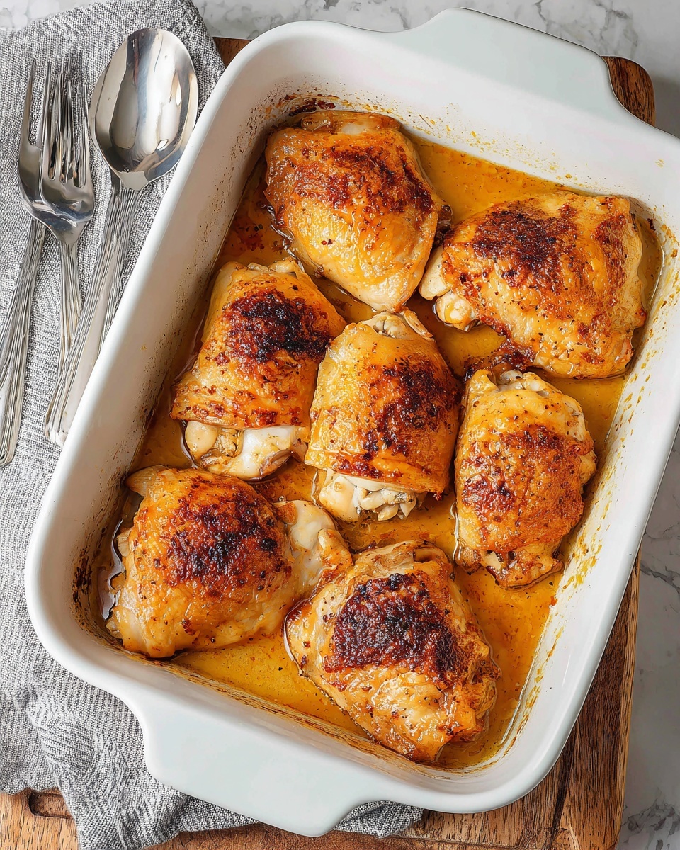 Honey Mustard Chicken Thighs Recipe - Recipe Image