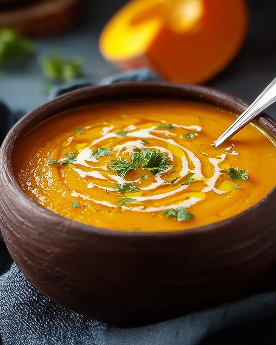 Easy Pumpkin Soup – A Creamy, Comforting Fall Favorite Recipe - Recipe Image