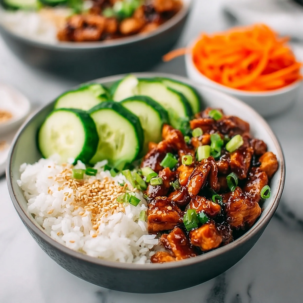 Hot Honey Chicken Bowls Recipe - Recipe Image