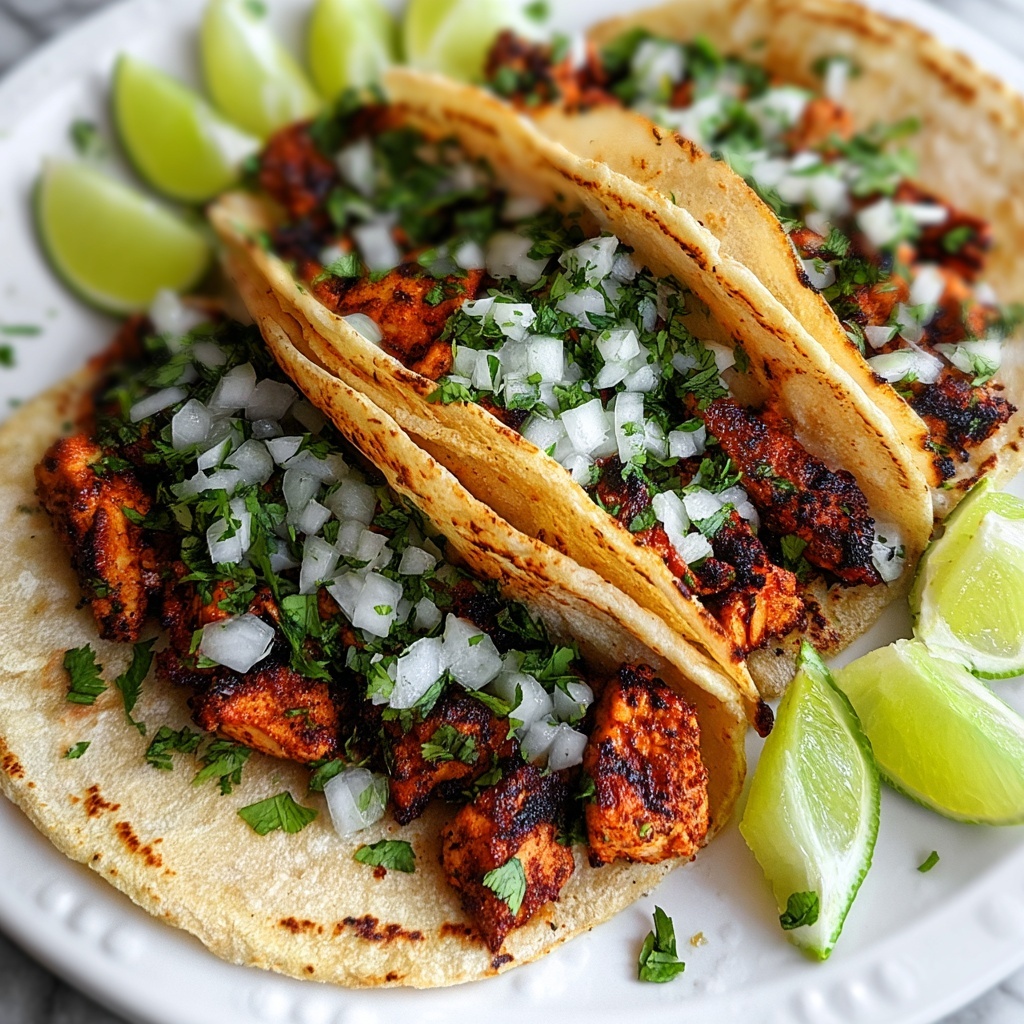 Homemade Chicken Street Tacos Recipe - Recipe Image
