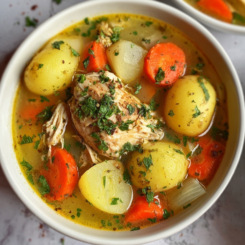Hearty Chicken and Potato Soup Recipe - Recipe Image