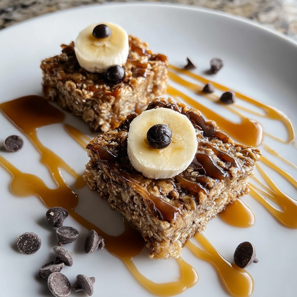 Banana Oatmeal Bars Recipe - Recipe Image