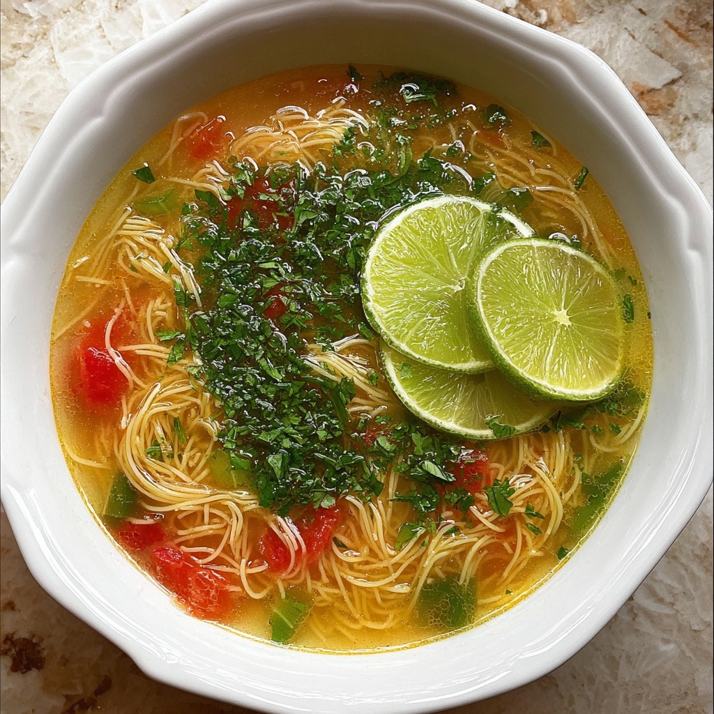 Fideo Mexican Noodle Soup Recipe - Recipe Image
