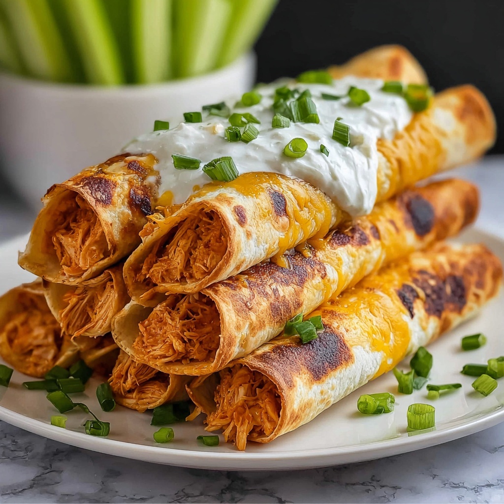 Buffalo Chicken Taquitos Recipe - Recipe Image