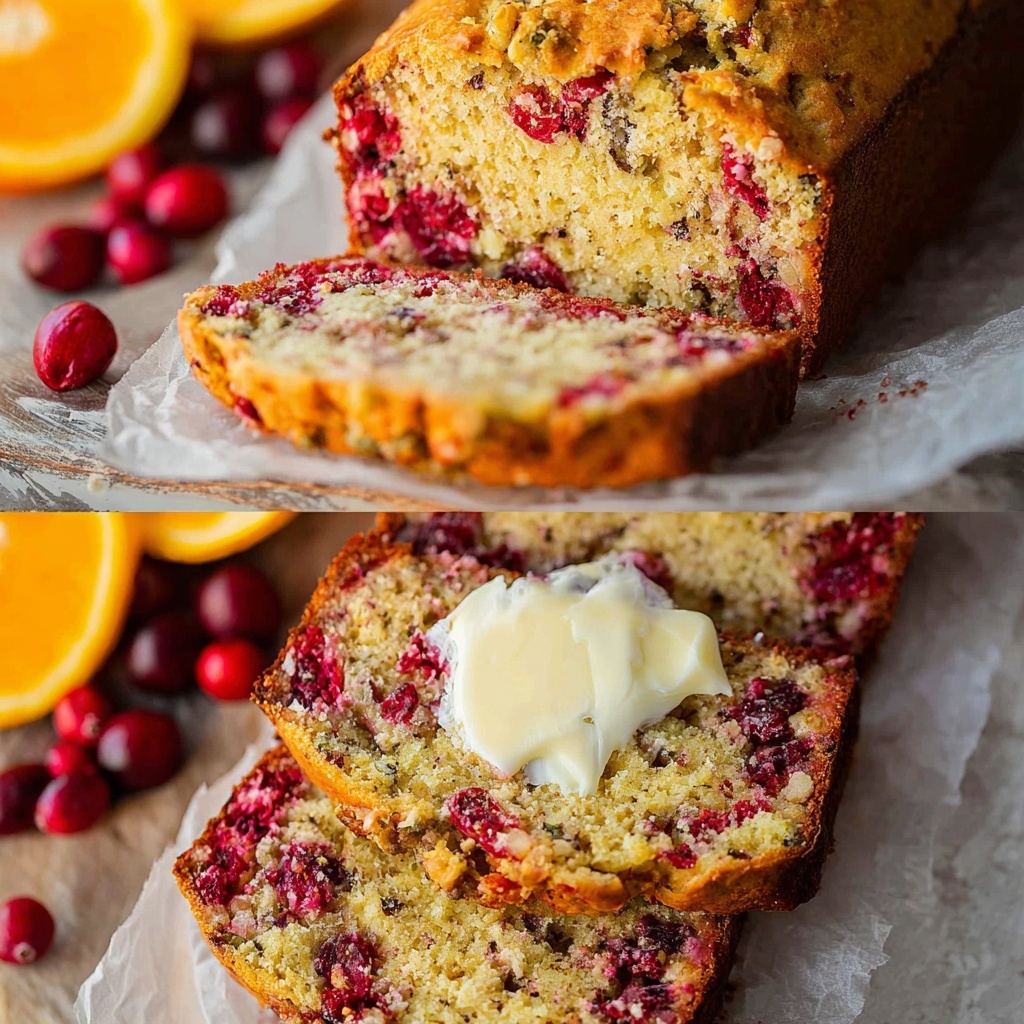 Cranberry Orange Walnut Bread Recipe - Recipe Image