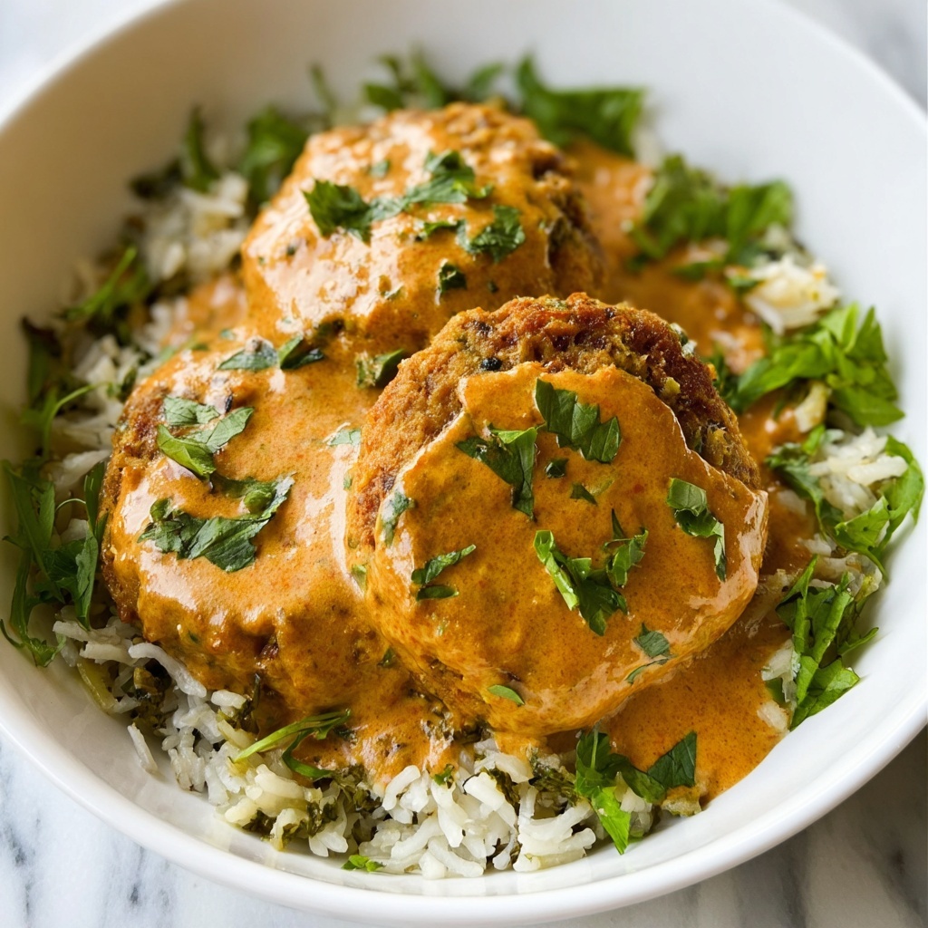 Chicken Tikka Masala Meatballs Recipe - Recipe Image