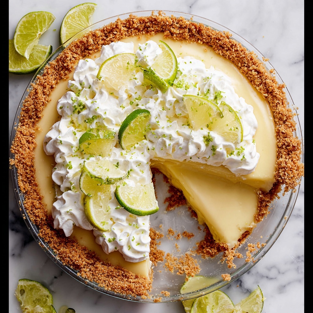 Homemade Key Lime Pie with Condensed Milk Recipe - Recipe Image