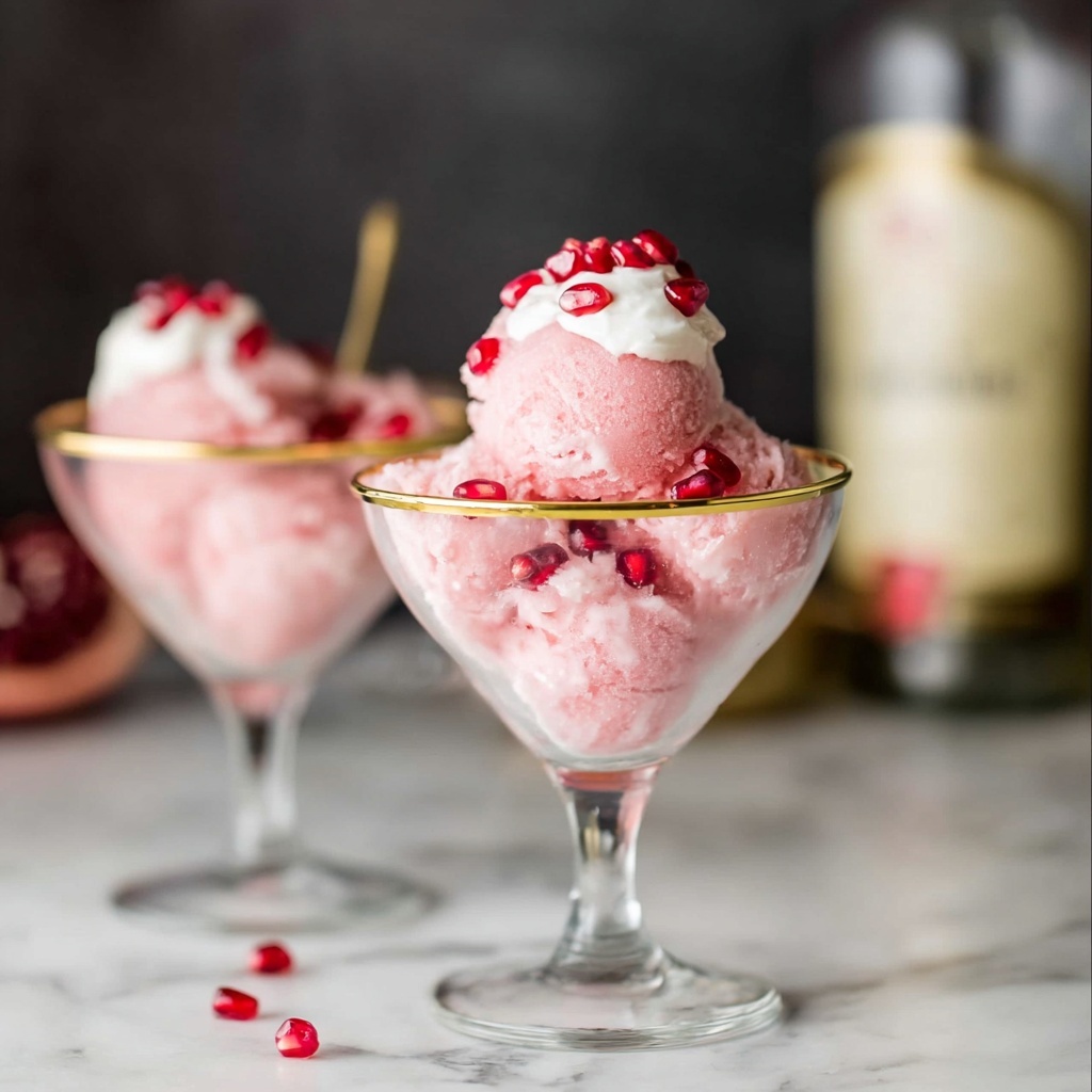 Pomegranate Champagne Sorbet Recipe - Recipe Image