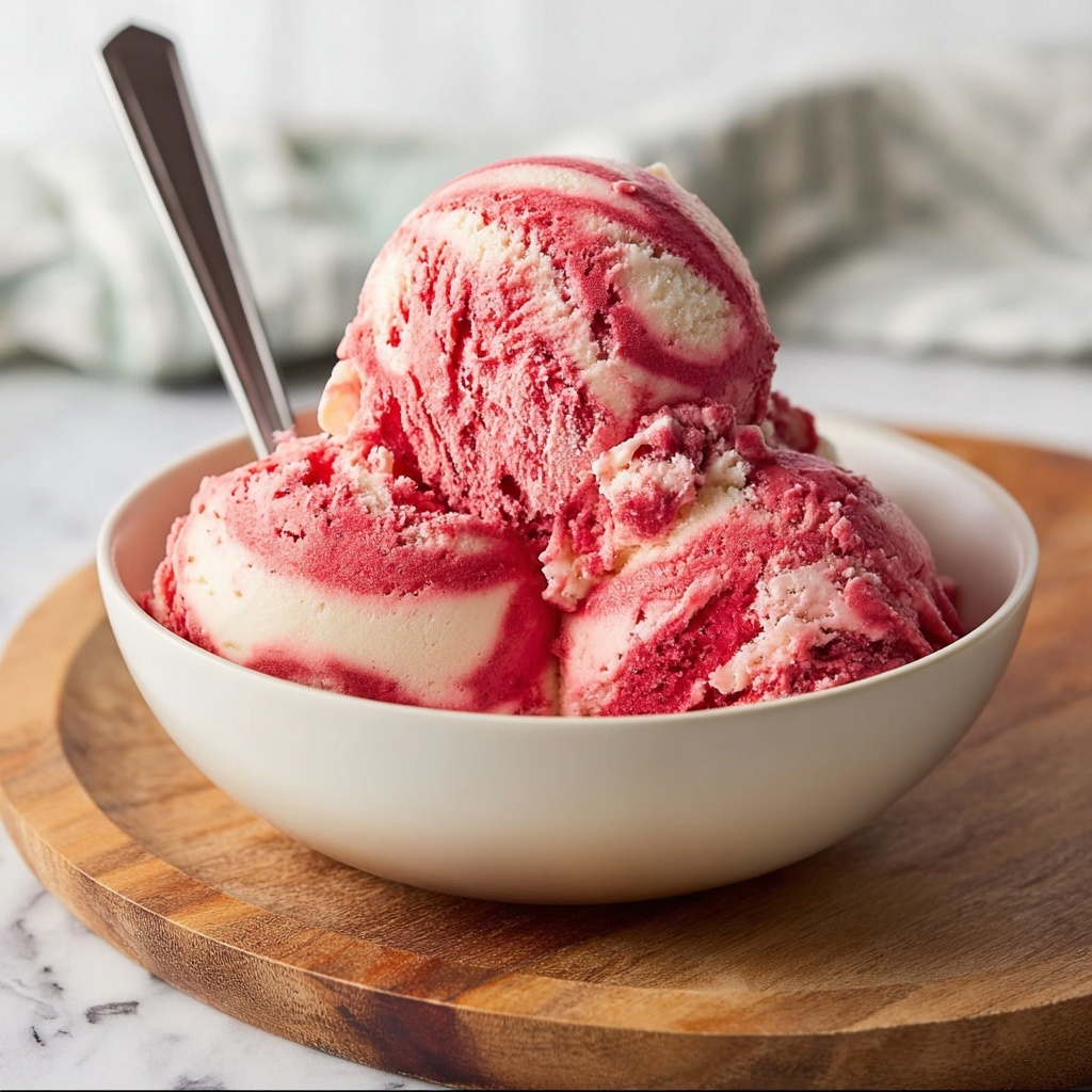 Homemade Red Velvet Ice Cream Recipe - Recipe Image