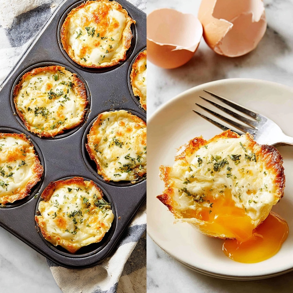 Muffin Tin Breakfast Croque Madame Toastie Cups Recipe - Recipe Image