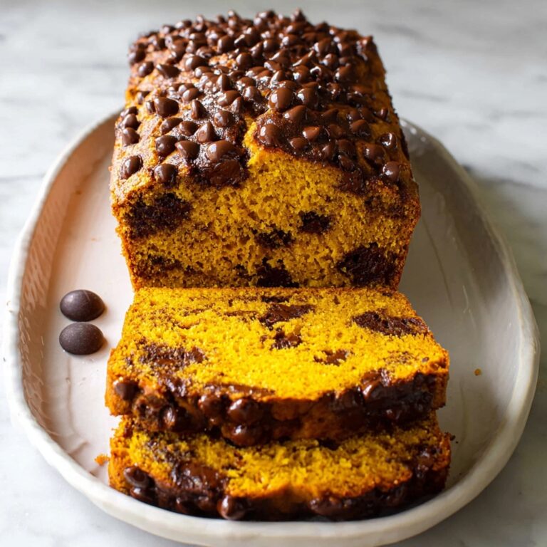 Moist Pumpkin Chocolate Chip Loaf Recipe