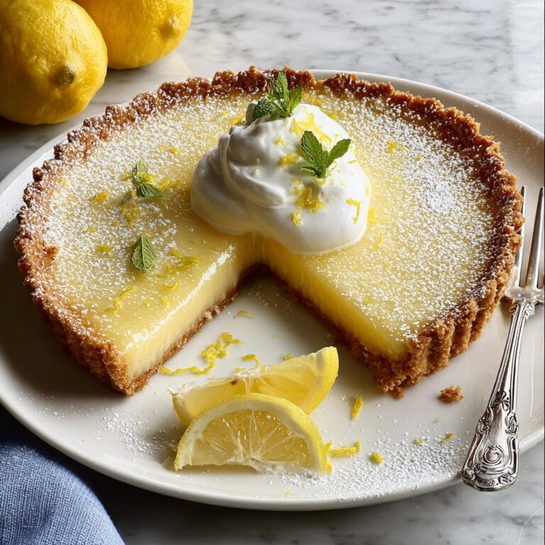 Ricotta and Cream Cheese Lemon Tart Recipe