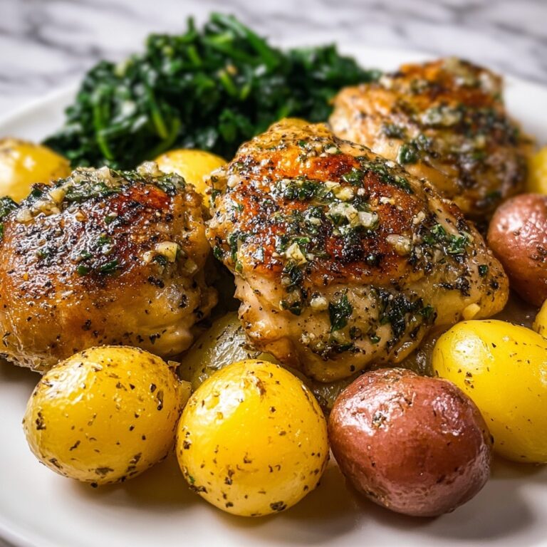 Garlic Parmesan Crockpot Chicken and Potatoes Recipe