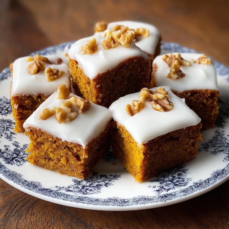 Old Fashioned Pumpkin Bars Recipe