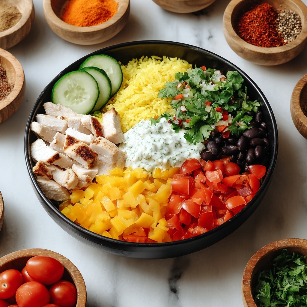 One-Pan Chicken Burrito Bowl Recipe - Recipe Image