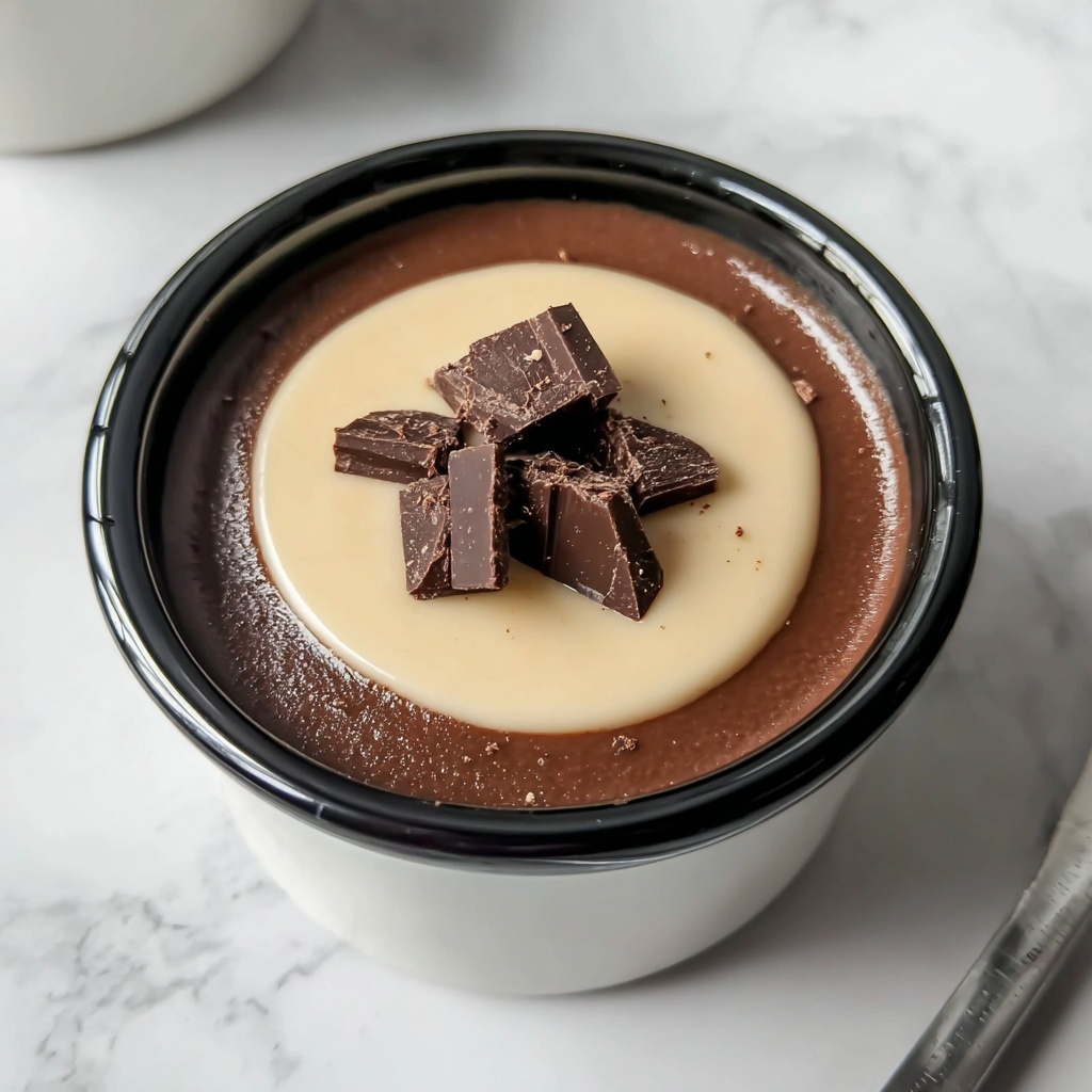 Peanut Butter Mousse with Chocolate Ganache Recipe - Recipe Image