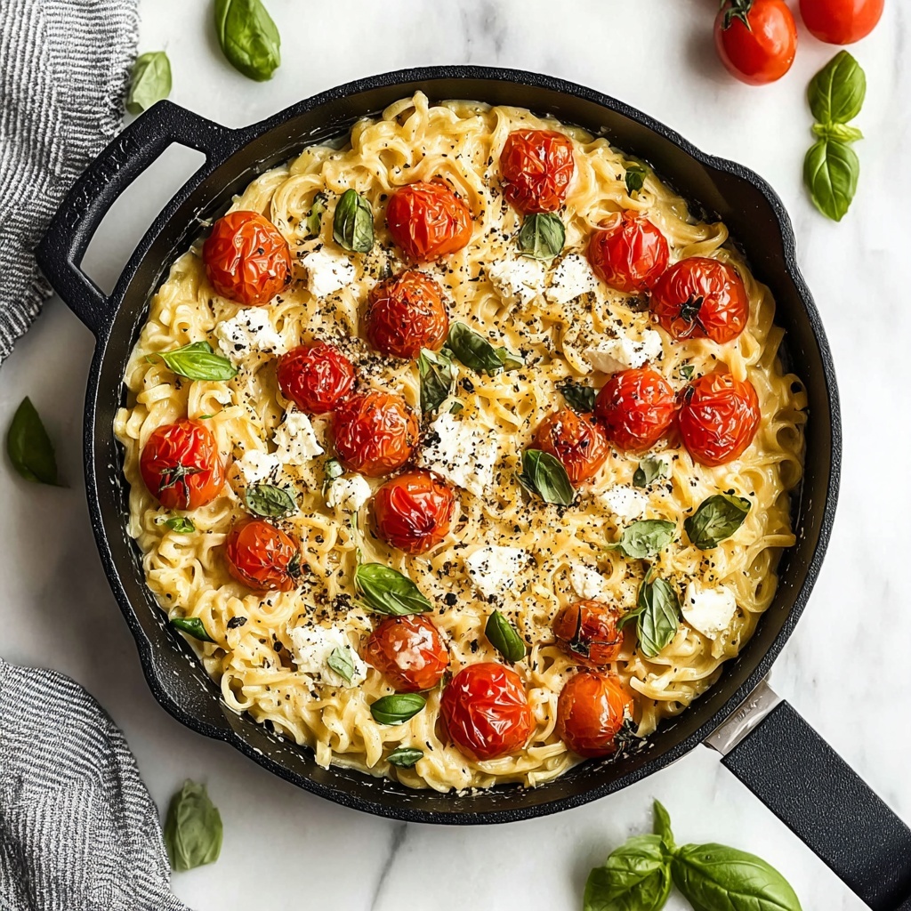 Baked Feta Pasta with Cherry Tomatoes Recipe - Recipe Image