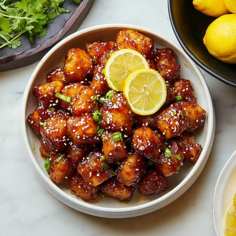 Sticky Chinese Lemon Chicken Recipe
