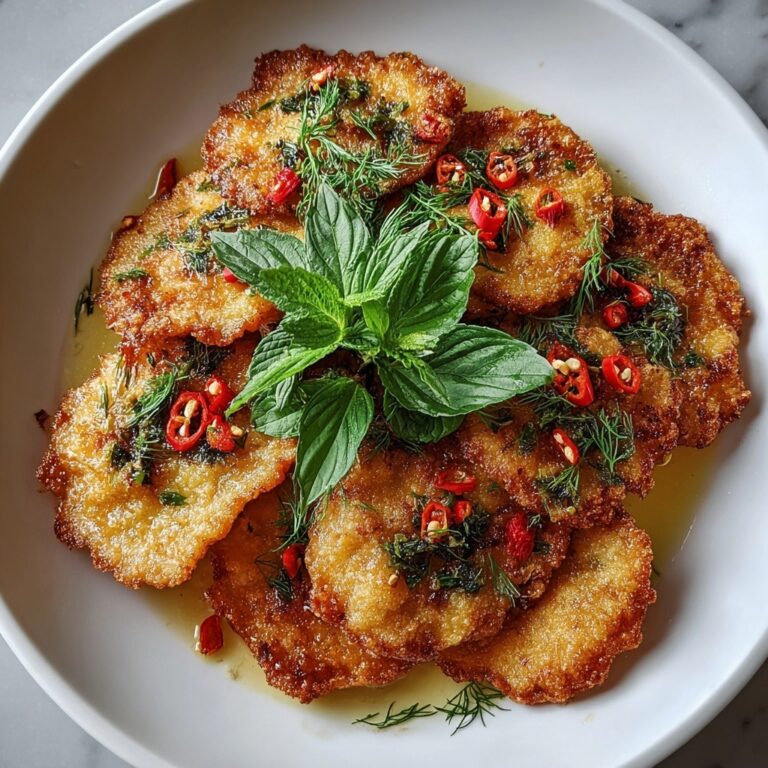 Savory Crispy Fried False with Zesty Herb Infusion Recipe