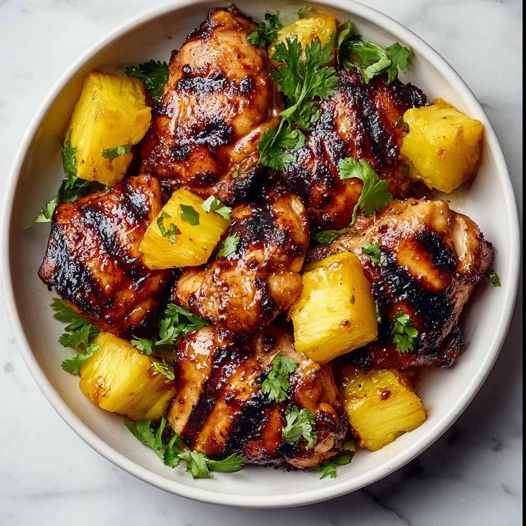 Grilled Mango Pineapple Chicken Recipe - Recipe Image
