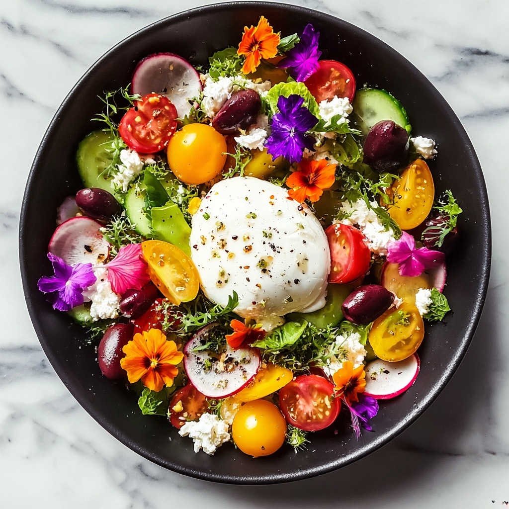 Tasty Easter Spring Salad with Goat Cheese Recipe - Recipe Image