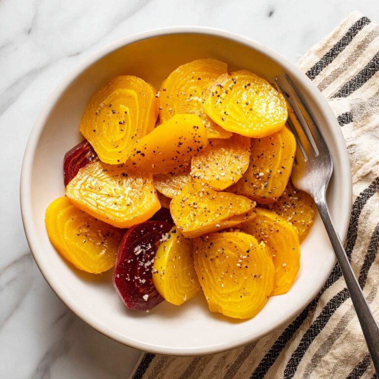 Roasted Golden Beets Recipe