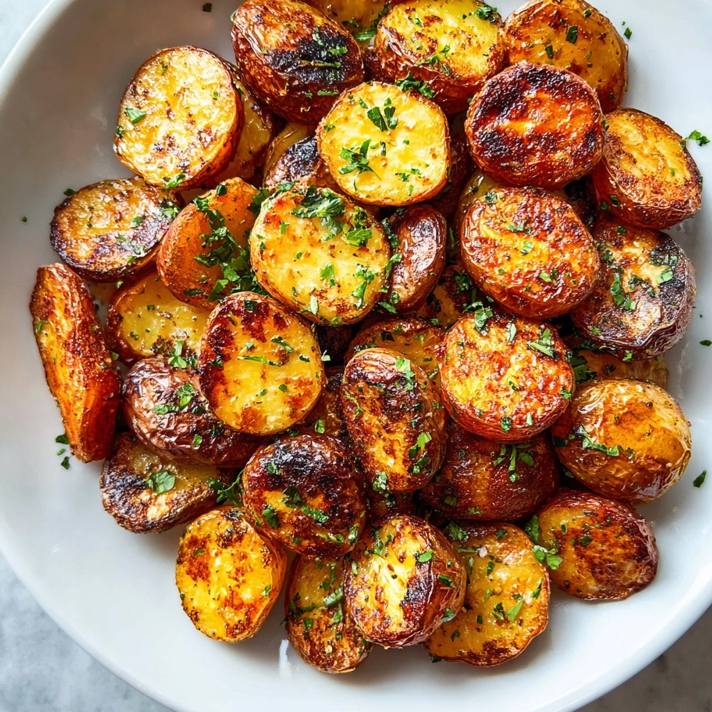 Grilled Foil Baby Potatoes with Garlic and Herbs Recipe - Recipe Image