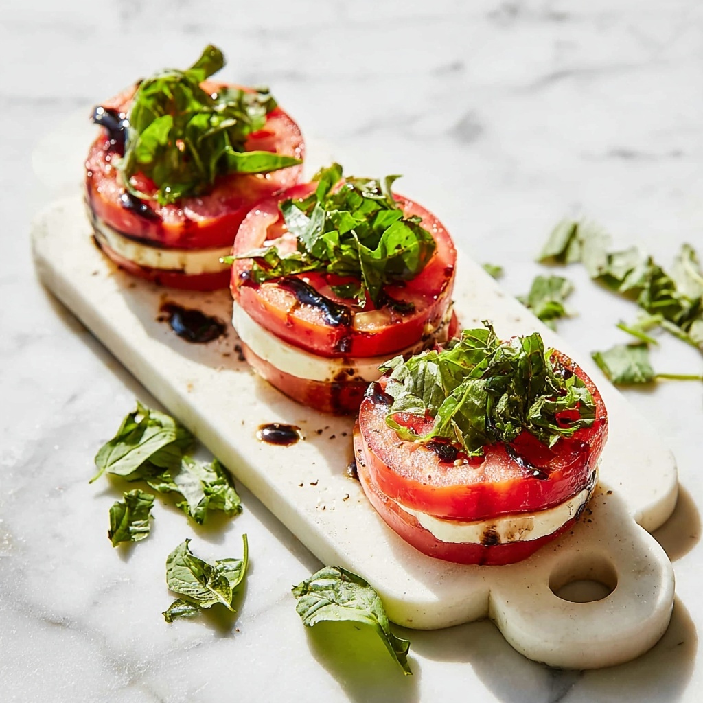 Watermelon Mozzarella Salad with Fresh Herbs and Balsamic Drizzle Recipe - Recipe Image