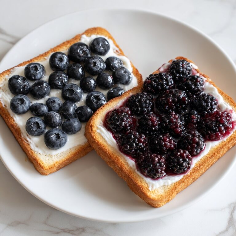 Berry Ricotta Toast with Honey Recipe