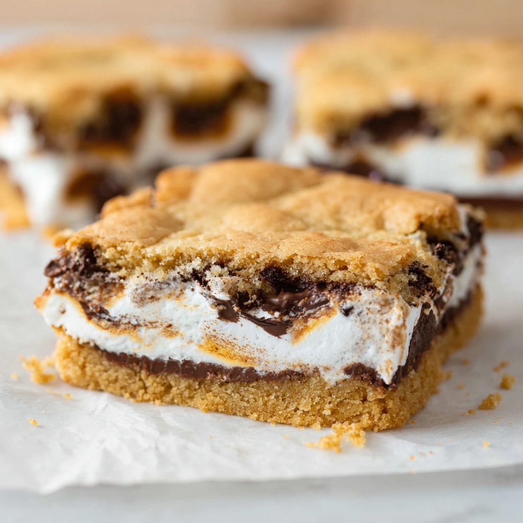 Peanut Butter S’mores Bars Recipe - Recipe Image