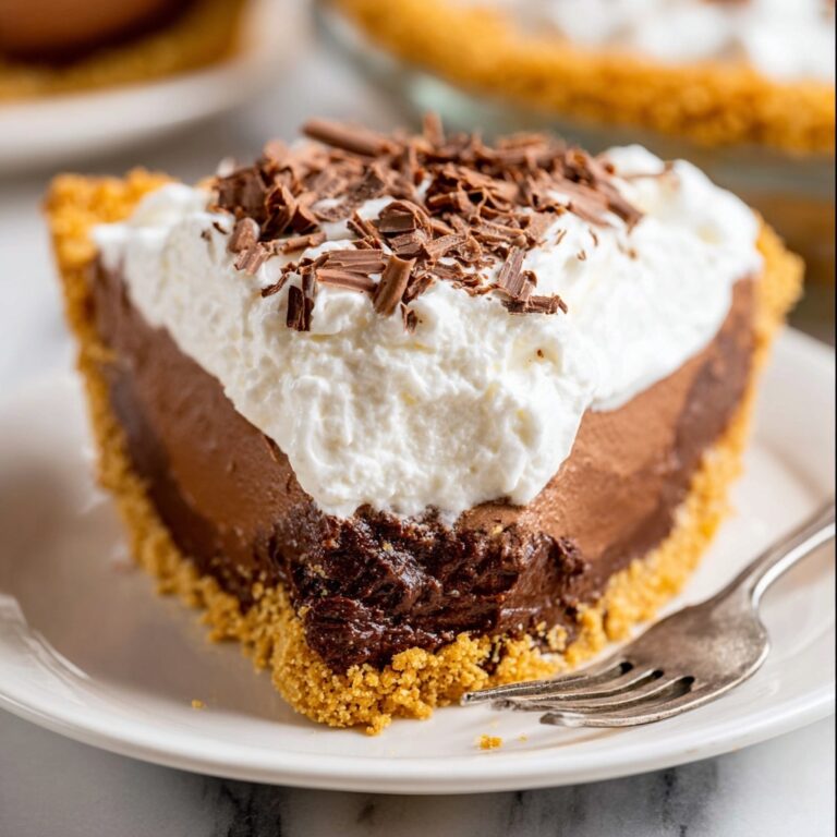 Chocolate Cream Pie with Oreo Crust and Chocolate Curls Recipe