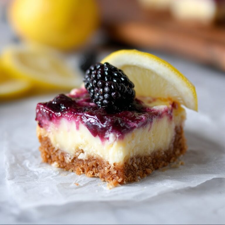 Blackberry Lemon Bars Recipe