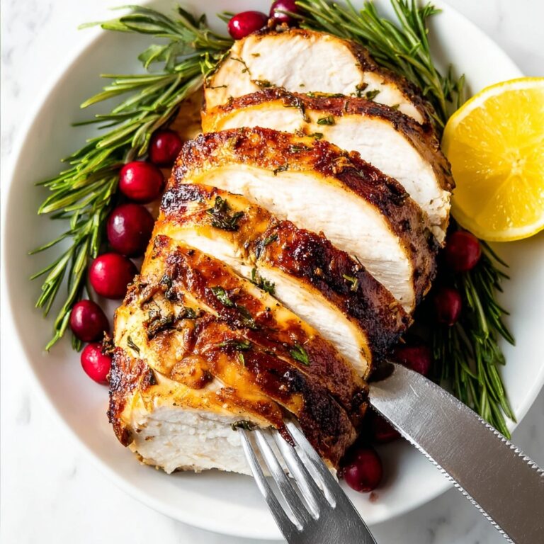 Air Fryer Herb-Seasoned Turkey Breast Recipe