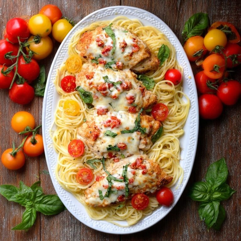 Cheesy Bruschetta Chicken Bake Recipe