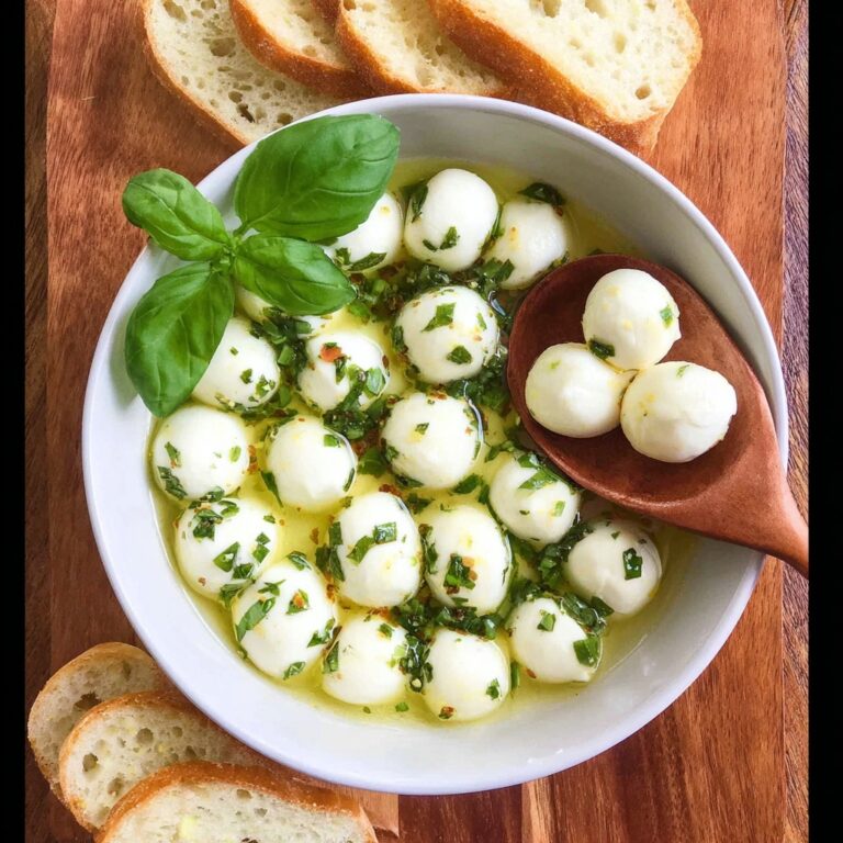 Herb Marinated Mozzarella Recipe