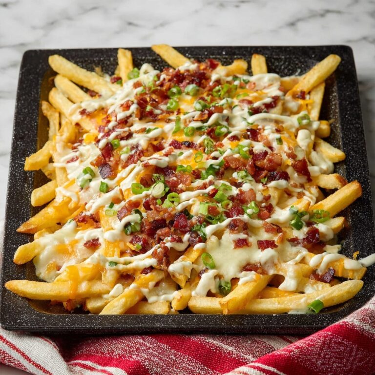 Bacon Cheese Fries with Ranch Recipe
