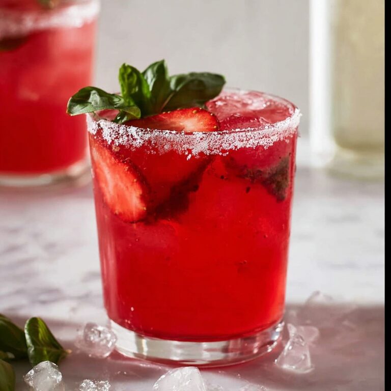 Strawberry Basil Margarita Recipe