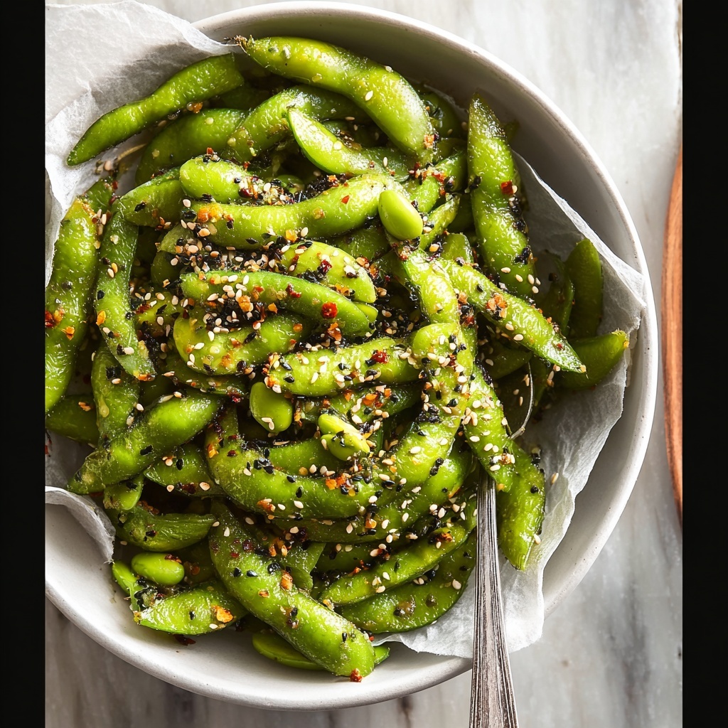 Edamame with Everything Bagel Seasoning Recipe - Recipe Image