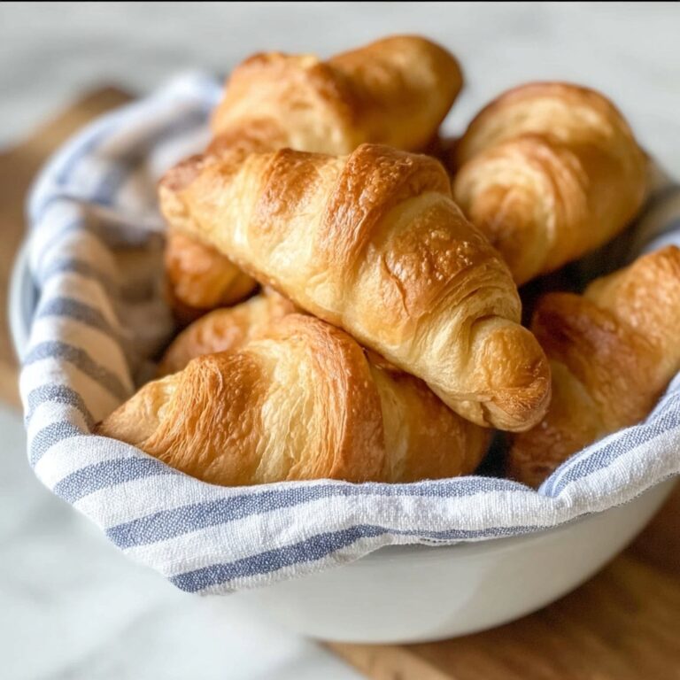 Homemade Crescent Rolls with Honey Butter Recipe