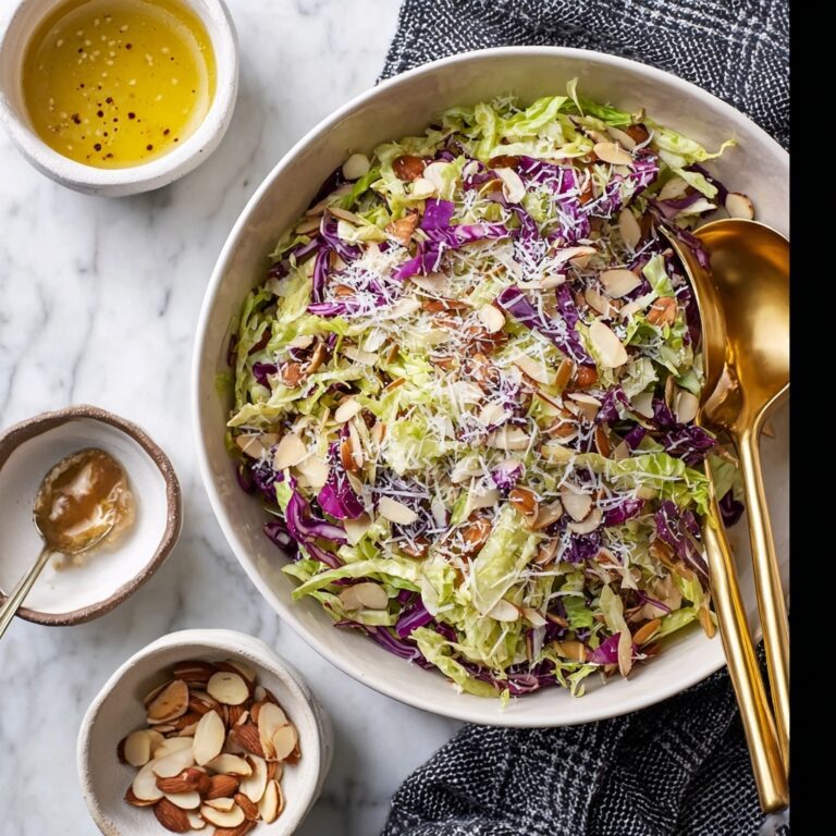 Shaved Brussels Sprouts Salad with Lemon Dijon Vinaigrette Recipe