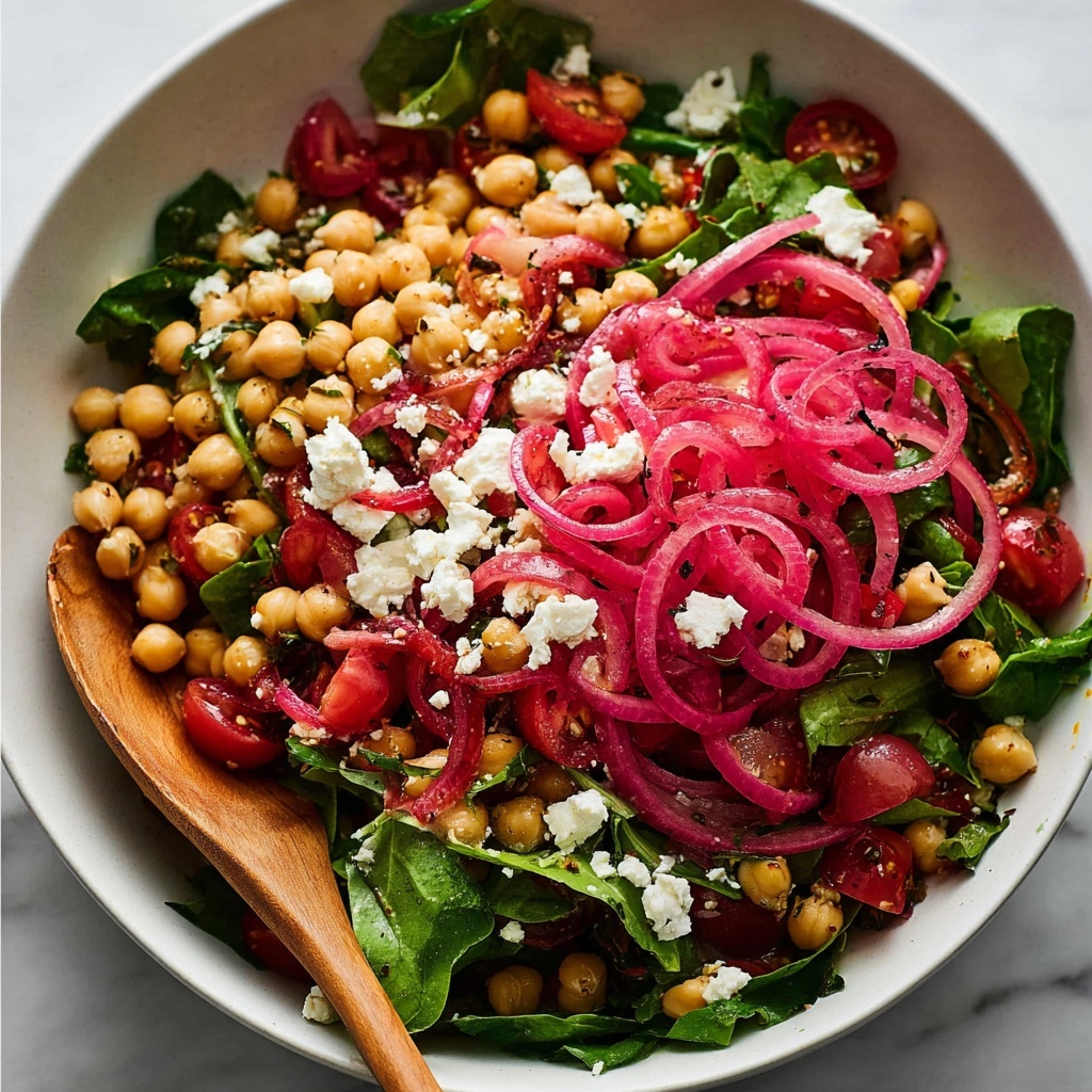 Greek Marinated Chickpea Salad Recipe - Recipe Image