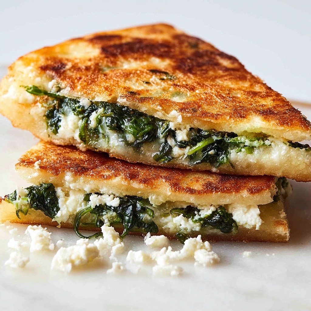 Savory Spinach and Beef Gozleme Recipe - Recipe Image