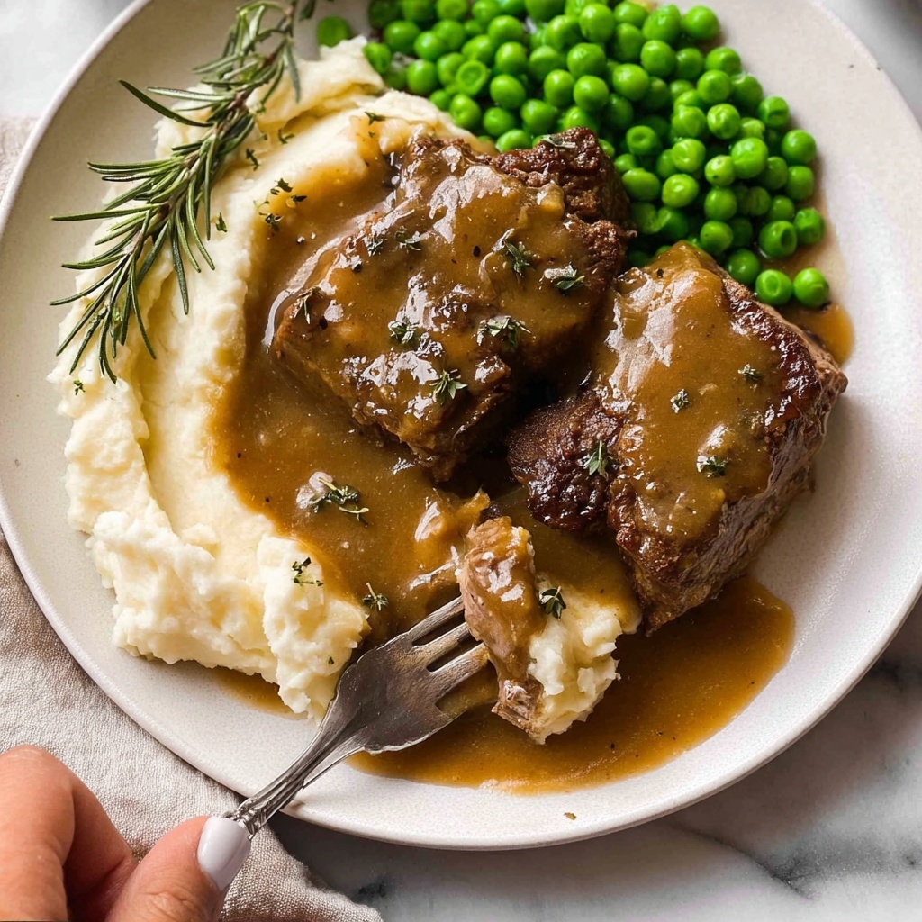 Lamb Chops with Rosemary Gravy Recipe - Recipe Image