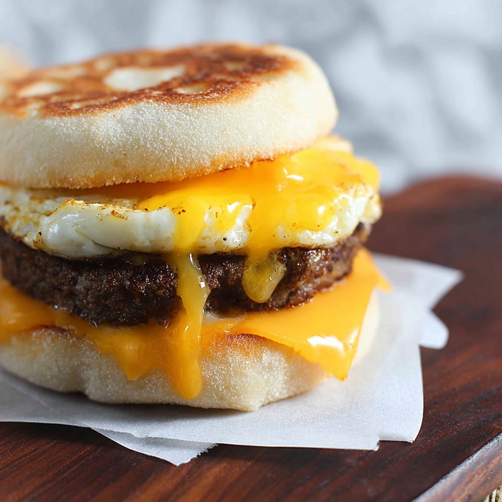 Homemade Sausage and Egg McMuffin Recipe - Recipe Image